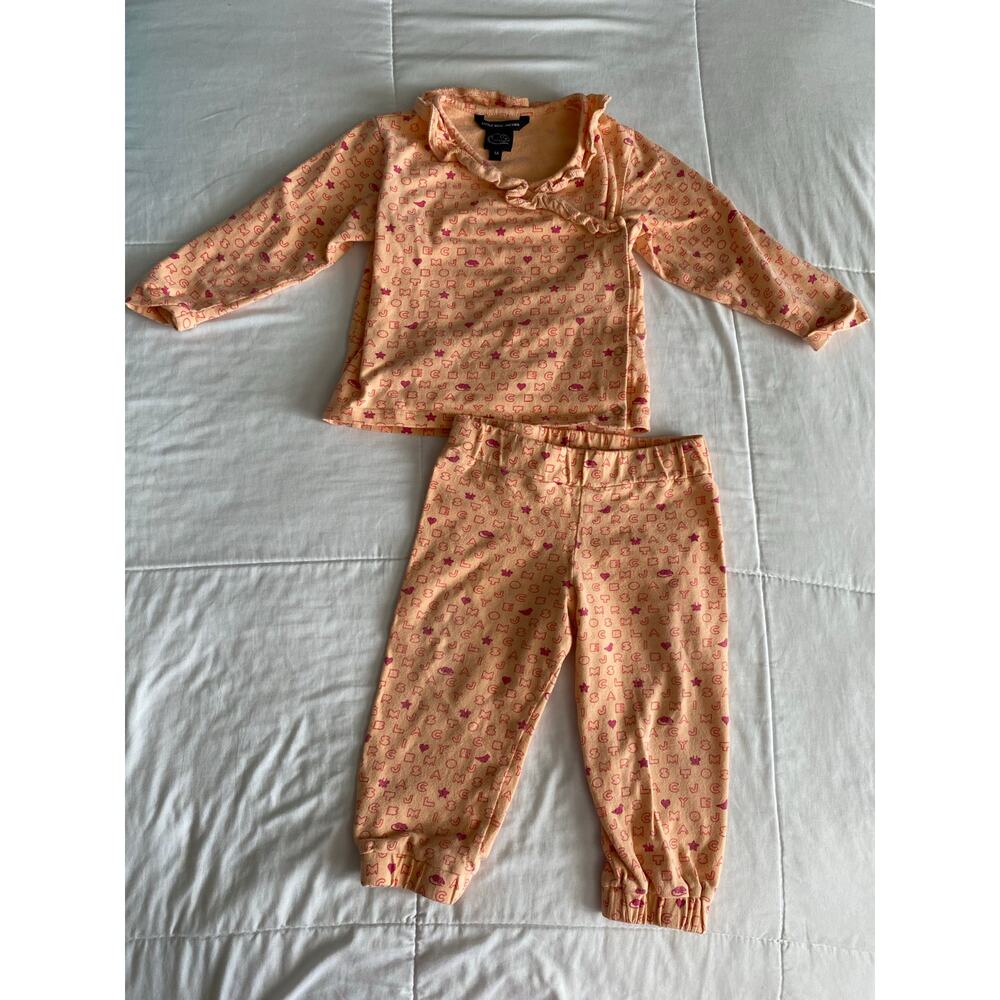 Little Marc Jacobs 2 Piece Lettered Baby Girl Outfit- Size 1A (12-18m) - Picture 10 of 12